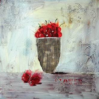 Colorful Flowers oil painting